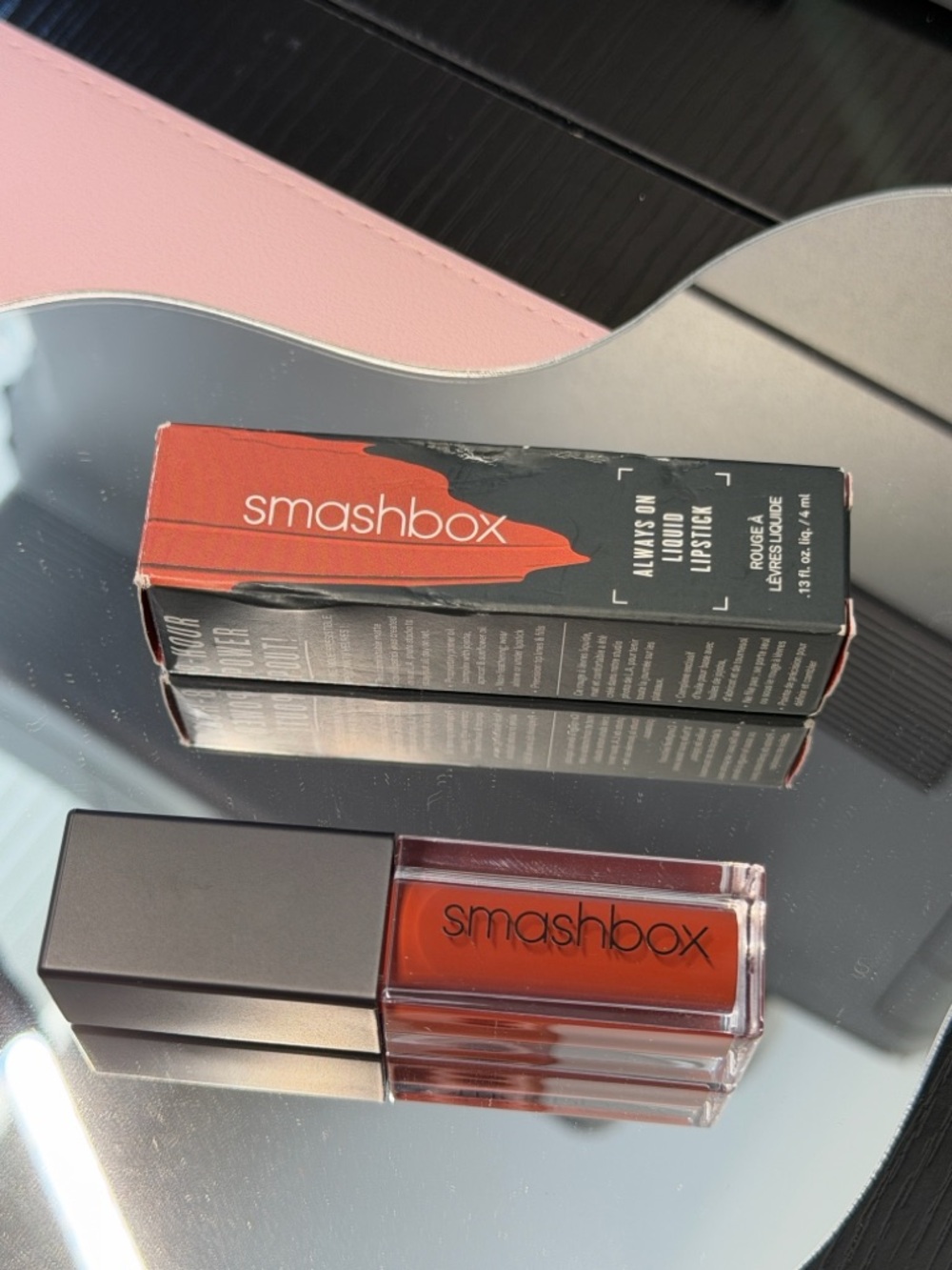 Smashbox Always On Liquid Lipstick OUT LOUD Full Size Matte Rust Orange NIB